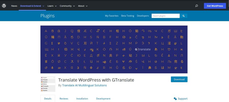 TranslatePress with GTranslate WordPress Localization Plugin | Universally Found, Inc.